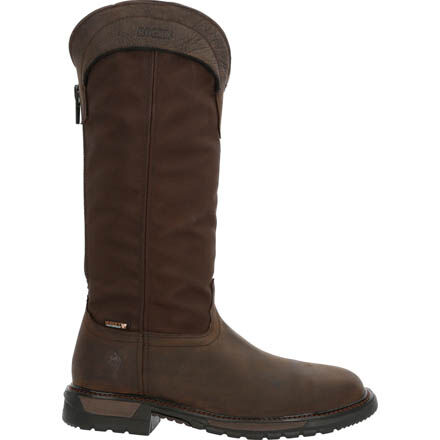 Snake boots with clearance zipper