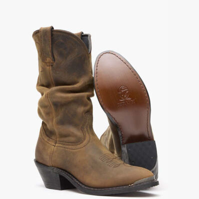 Durango® Women's Distressed Tan Slouch Western Boot, , large