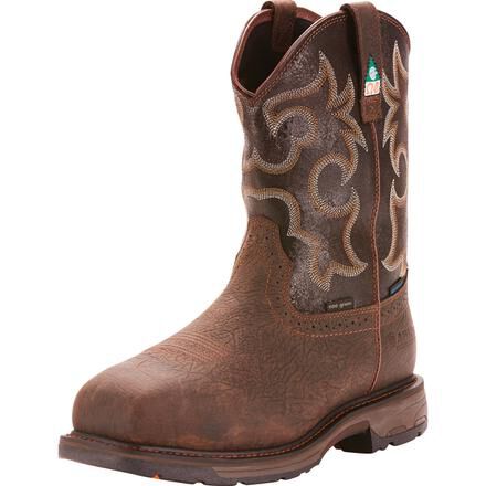 Ariat WorkHog Wide Square Men s 11 inch Composite Toe CSA Puncture Resistant Waterproof 600g Insulated Western Work Boot