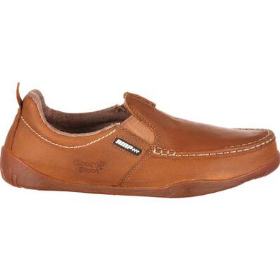 Men's Moc-Toe Slip-On Shoes, the Georgia Cedar Falls #G050