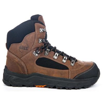 HOSS Blocker Men's 6 inch Aluminum Toe Electrical Hazard Waterproof Work Hiker, , large
