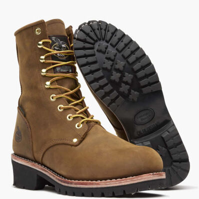 Georgia Boot Steel Toe Waterproof 400G Insulated Logger Work Boot, , large