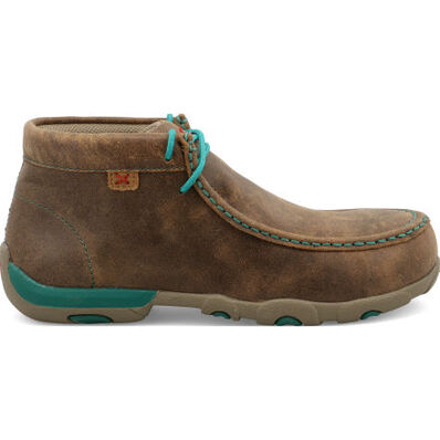 Twisted X Work Driving Moc Women's Alloy Toe Electrical Hazard Chukka Work Shoe, , large