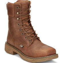 Justin Work Stampede Rush Corbett Men's 8-Inch Nano Composite Electrical Hazard Waterproof Work Boot