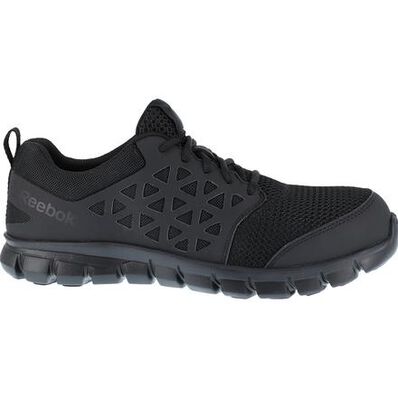 Reebok Sublite Cushion Work Men's Composite Toe Static-Dissipative Slip-Resistant Work Athletic Shoe, , large