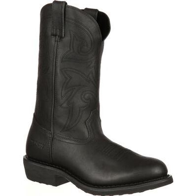 Durango® Farm 'N' Ranch™ Black Western Boot, , large