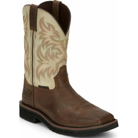 Justin square toe outlet composite boots