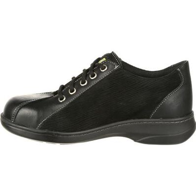 Mellow Walk Women's Daisy Oxford Steel Toe Static Dissipative Work Shoe, , large