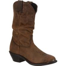 Durango® Women's Distressed Tan Slouch Western Boot
