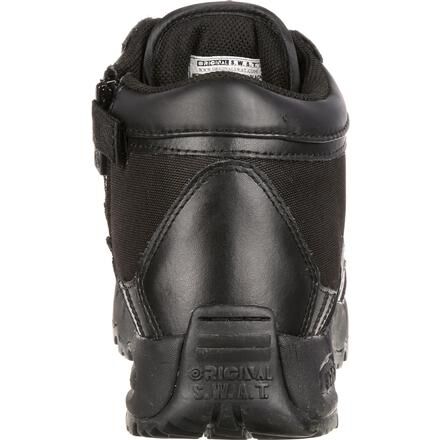 Men's Original SWAT MidHi Side Zip Black Work Shoes - SB1231