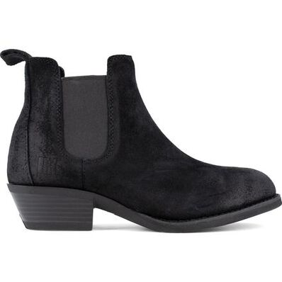 Frye Supply Women's Steel Toe Electrical Hazard Chelsea Pull-On Bootie, , large