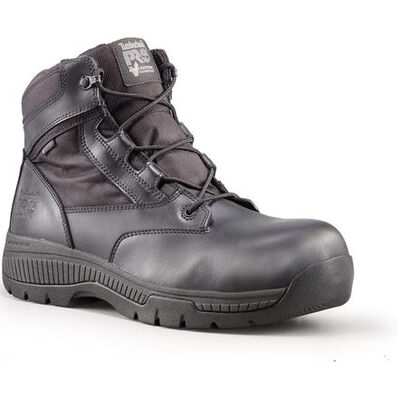 Timberland PRO Valor Unisex Composite Toe Waterproof Side-Zip Duty Boot, , large