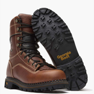 Georgia Boot AMP LT Logger Low Heel Waterproof Work Boot, , large