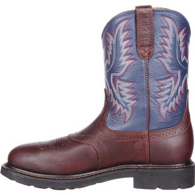 Ariat Sierra Saddle Steel Toe Western Work Boot, , large