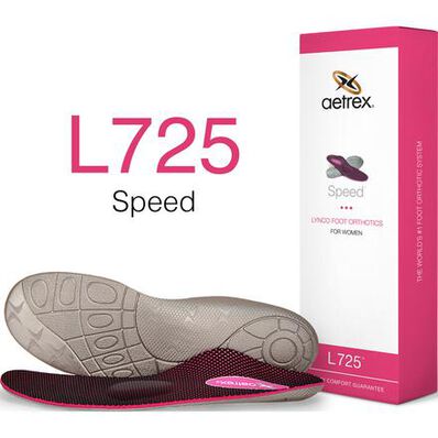 Aetrex Speed Women's Flat/Low Arch Posted with Metatarsal Support Orthotic, , large