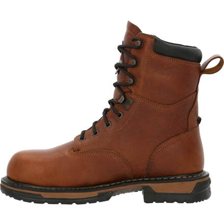 Rocky IronClad Men s 8 Inch Steel Toe Electrical Hazard Waterproof Work Boot