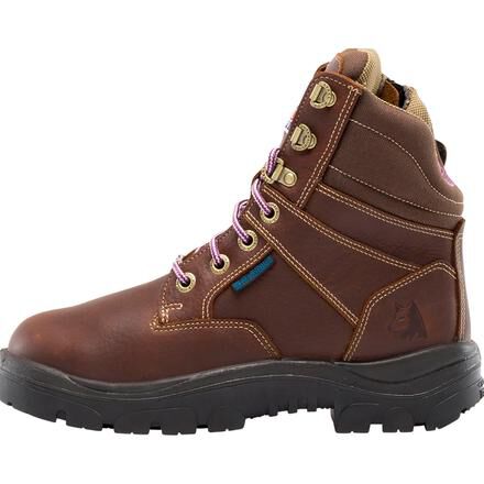 Ladies steel cap top boots