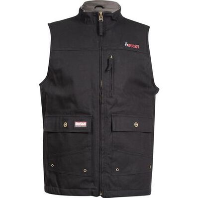 Rocky WorkSmart Men's Canvas Vest, , large
