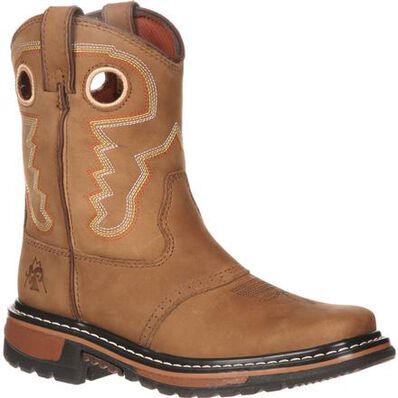 Rocky Ride Little Kid Saddle Western Boot, , large