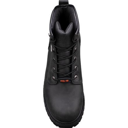 Lugz steel outlet toe boots