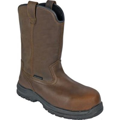 HOSS Senoia Men's Composite Toe Electrical Hazard Puncture-Resisting Waterproof Pull-on Boot, , large