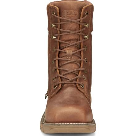 Justin 8 inch lace up boots sales