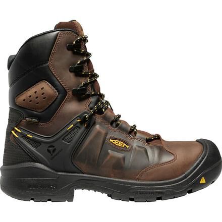 KEEN Utility Dover Men s 8 Inch 600G Insulated Carbon Fiber Toe Electrical Hazard Waterproof Work Boot K1024222