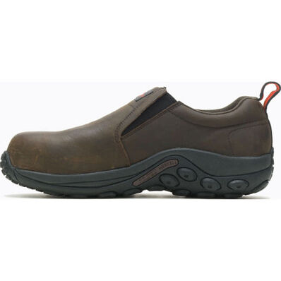 Merrell Jungle Moc Men's Composite Toe Electrical Hazard Leather Slip-On Oxford, , large