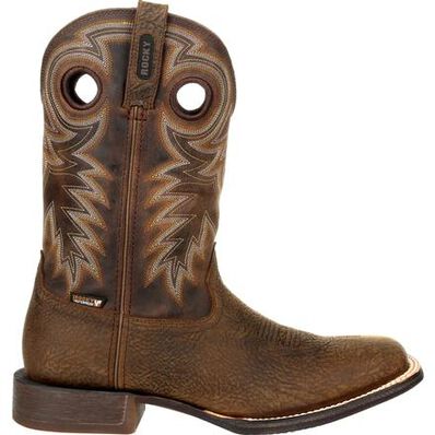 Rocky Dakota Ridge Waterproof Pull-On Western Boot, , large