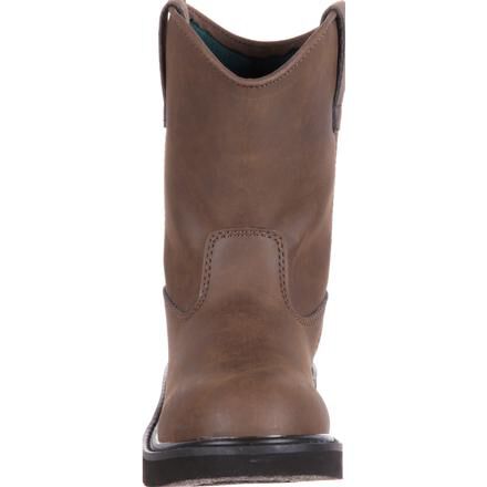 Kids pull sale on work boots