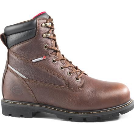 Dickies Trueland Men s 8 Inch Steel Toe Electrical Hazard Waterproof Leather Work Boot DK0A4NNDD