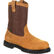 Lehigh Safety Shoes Men's Steel Toe Waterproof Electrical Hazard Rated Brown Wellington Work Boots, , large