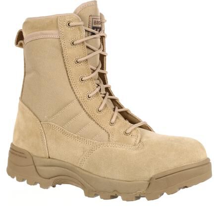 Men s Tan Military Boots Original S.W.A.T. 9 Inch Comp Toe Work SB1260