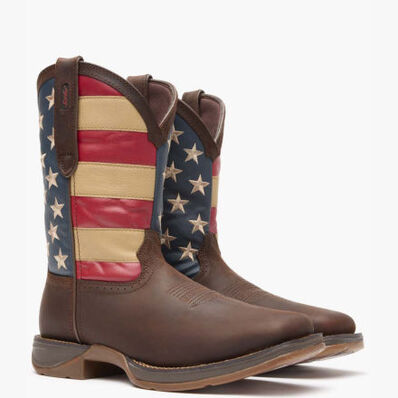 Rebel™ by Durango® Patriotic Pull-On Western Flag Boot, , large