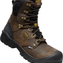 KEEN Utility Independence Men's 8-inch Carbon Fiber Toe Electrical Hazard Waterproof Work Boot