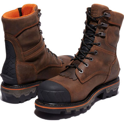 Timberland PRO Boondock HD Men's 8-inch Composite Toe 400G Insulated Waterproof Logger Work Boot, , large