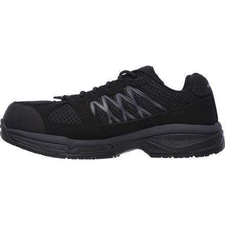 SKECHERS Work Relaxed Fit Conroe Searcy ESD Alloy Toe Static Dissipative Work Athletic Shoe