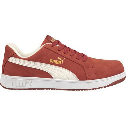 Puma hazard online orange suede sneakers