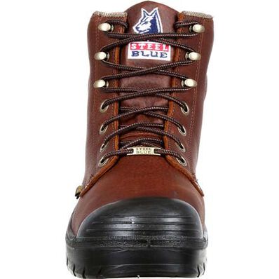 Steel Blue Argyle Bump Steel Toe Internal Met Guard Work Boot, , large