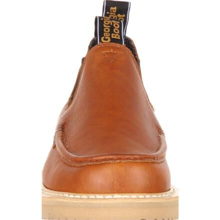 Georgia Boot Men s Slip on wedge sole romeo work shoe