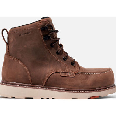 Brunt Marin Men's Composite Toe Waterproof Unlined Leather Work Boot, , large