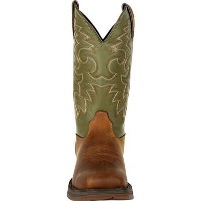 Rebel™ by Durango® Coffee & Cactus Pull-On Western Boot, , large