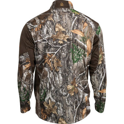 Rocky SilentHunter 1/4 Zip Shirt, Realtree Edge, large