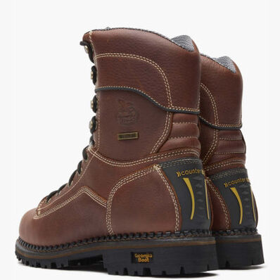 Georgia Boot AMP LT Logger Low Heel Waterproof Work Boot, , large