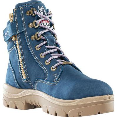 Steel Blue Southern Cross Zip Women's Steel Toe Electrical Hazard Zipper Work Boot, , large