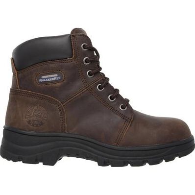 Skechers Work Workshire-Peril Women's 6 inch Steel Toe Electrical Hazard Work Boot, , large