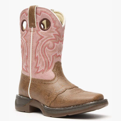 LIL' DURANGO® Little Kid Tan Lacey Western Boot, , large