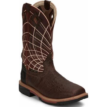 Steel toe ostrich boots sale
