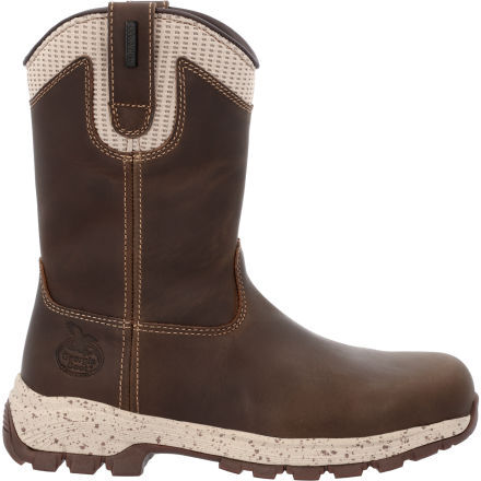 Ladies pull on work boots on sale
