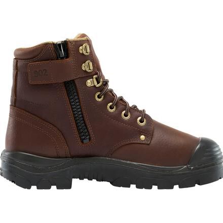 Steel Blue Argyle Zip Bump Steel Toe Internal Metatarsal Puncture Resisting Work Boot ST862902
